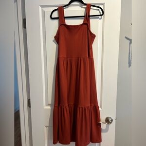 Like new size medium ribbed long maxi dress